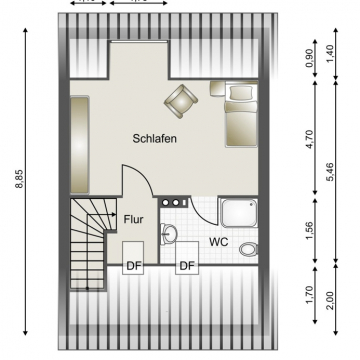 Grundriss DG Grundriss DG