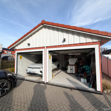 Doppelgarage mit Wallbox Doppelgarage mit Wallbox