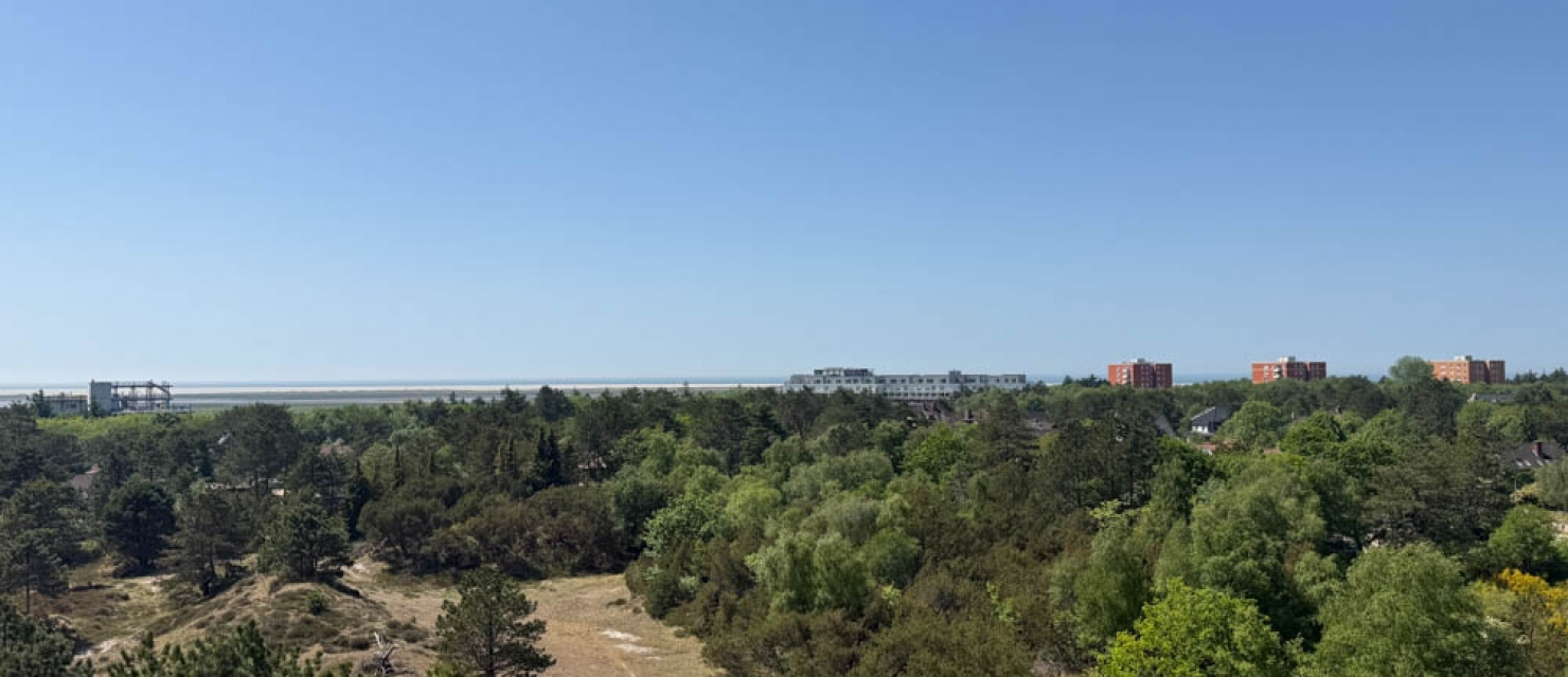 Außenbereich mit Blick auf die Nordsee