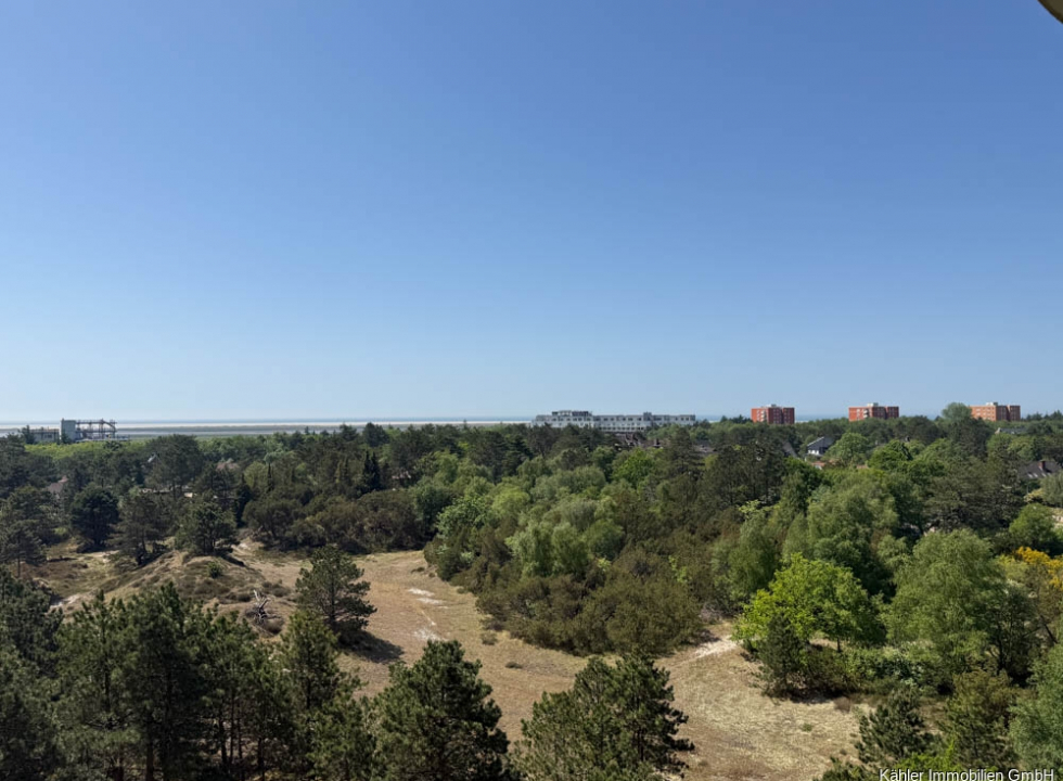 Außenbereich mit Blick auf die Nordsee